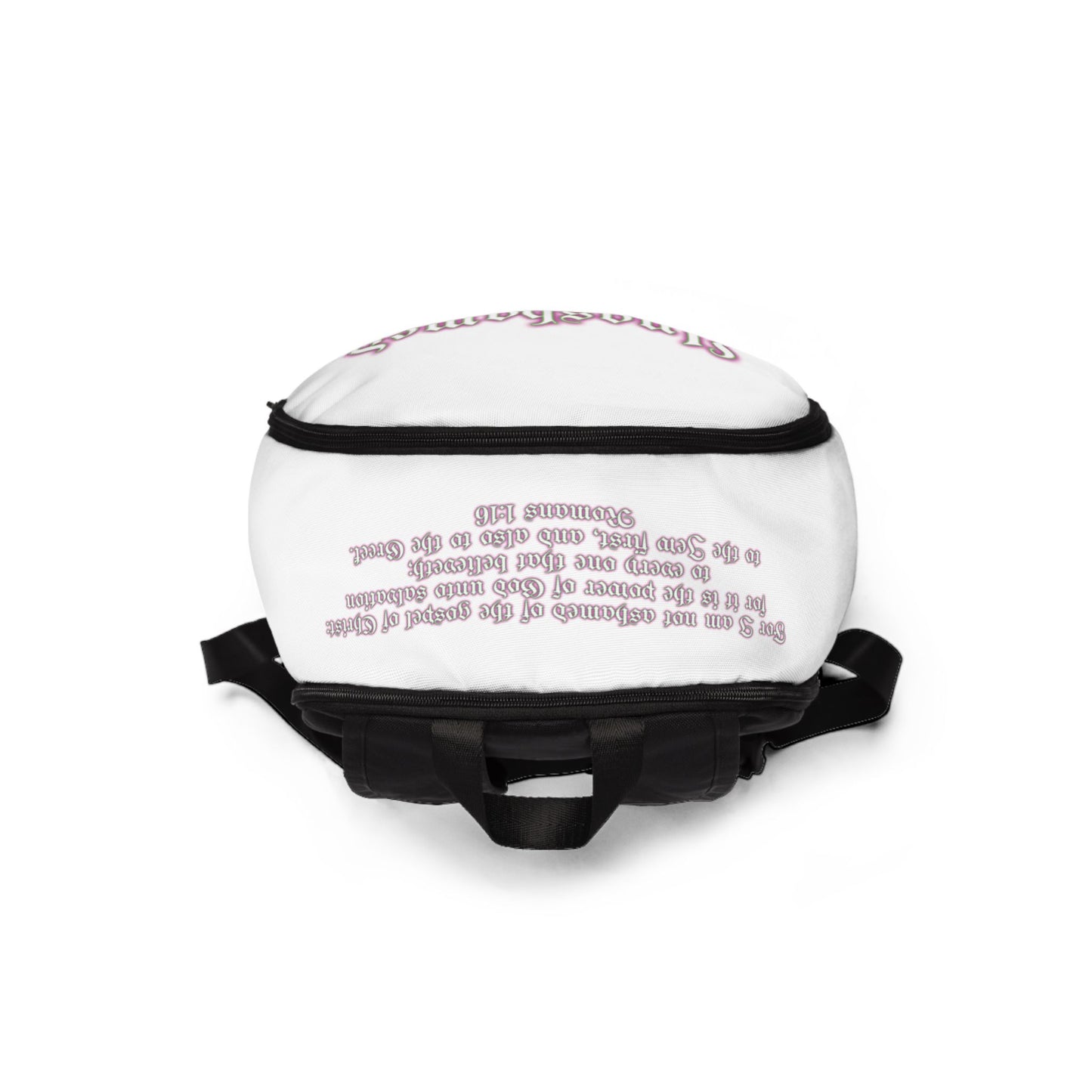 Unashamed Fisher of Men - Neon Color Christian Backpack