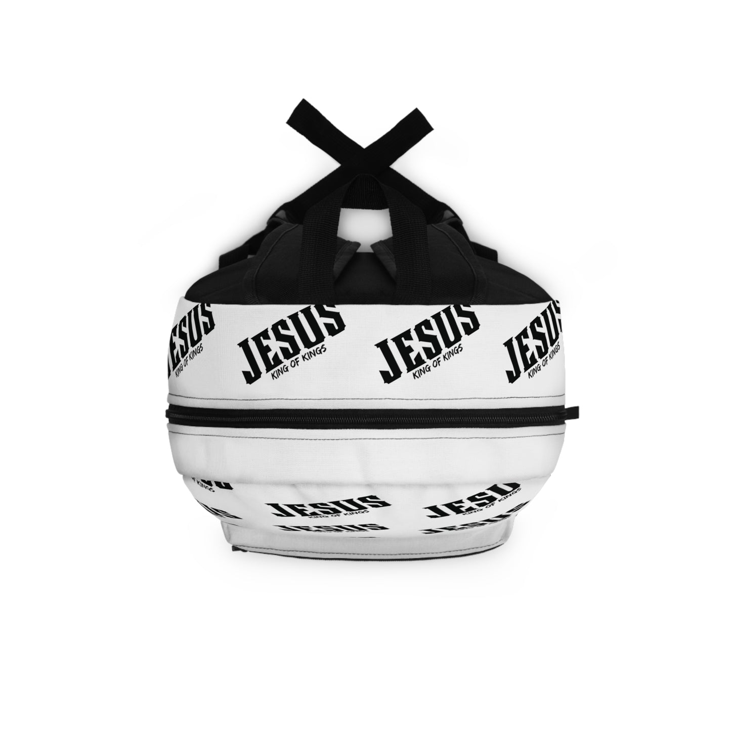 Jesus King of Kings - Christian Backpack (White)