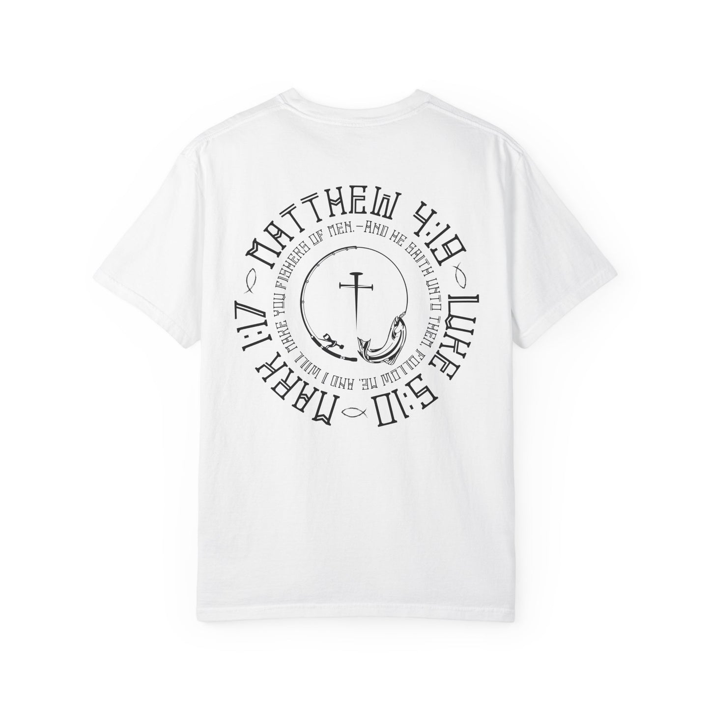 Fisher of men and correlating scriptures T-shirt, Fishing T- Shirt, Christian T-Shirt, cross T-Shirt