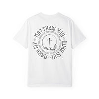Fisher of men and correlating scriptures T-shirt, Fishing T- Shirt, Christian T-Shirt, cross T-Shirt