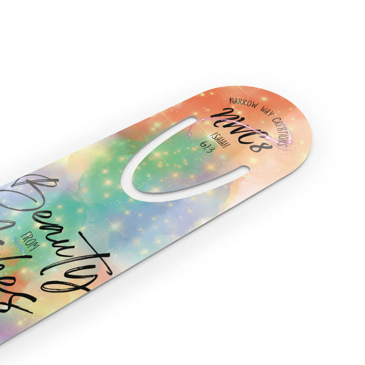 Beauty for Ashes - Isaiah 61:3 Bible Bookmark