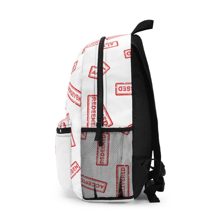 Sold out for Jesus Christ bag, christian bookbag, saved forgiven Godly Backpack