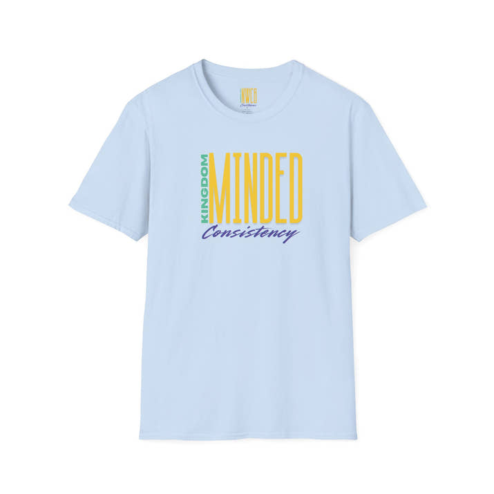 Kingdom Minded consistency focused on Jesus tee, Christian kingdom of God t-shirt
