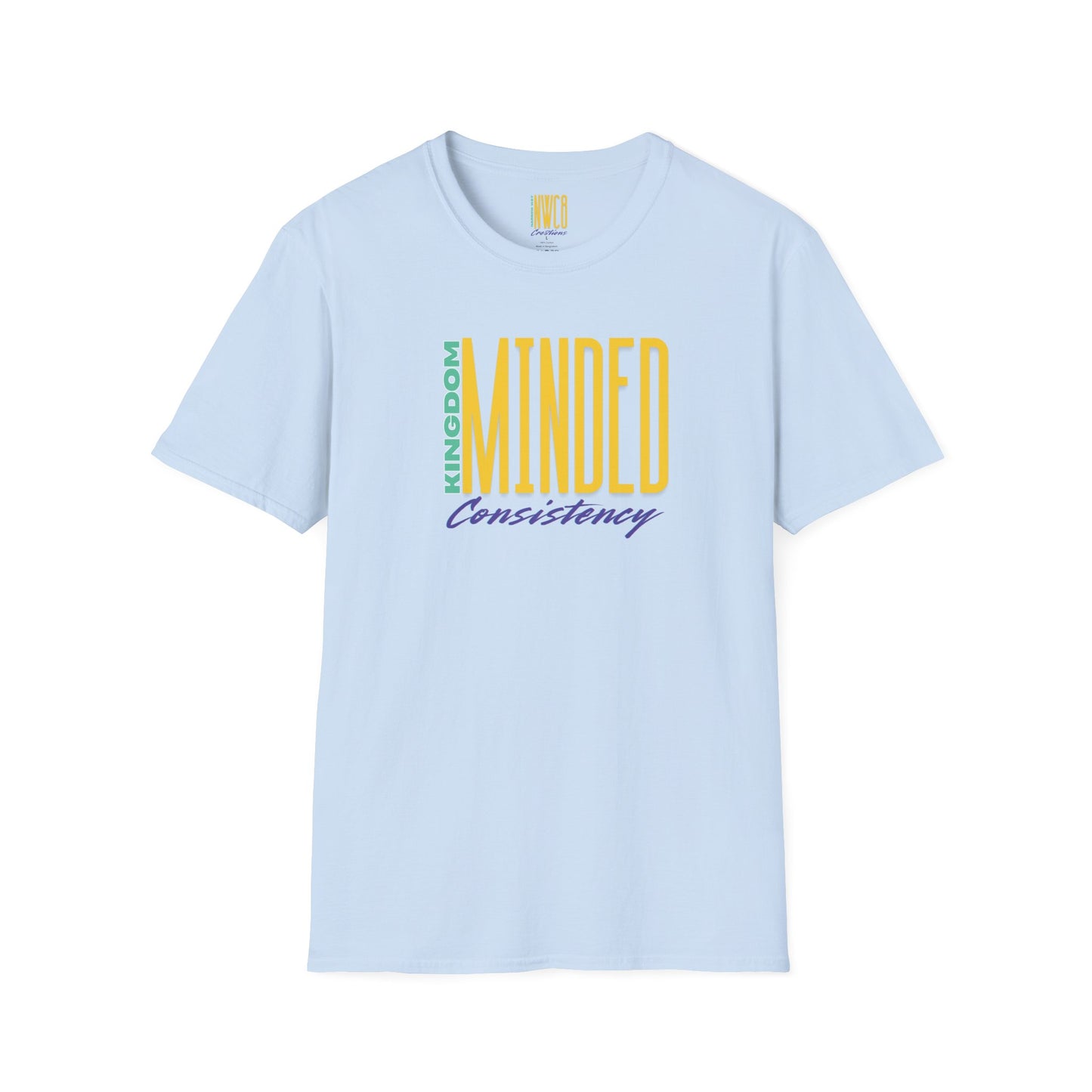 Kingdom Minded consistency focused on Jesus tee, Christian kingdom of God t-shirt