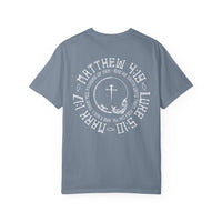 Fisher of men and correlating scriptures T-shirt, Fishing T- Shirt, Christian T-Shirt, cross T-Shirt