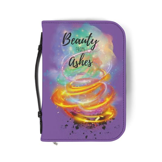 Beauty from ashes Bible Cover for Faith Enthusiasts | Colorful Spiritual Organizer, Gift for Church, Prayer Journal, Bible Case, Devotional Accessory