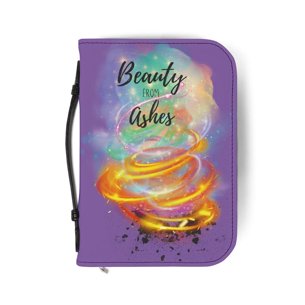 Beauty from ashes Bible Cover for Faith Enthusiasts | Colorful Spiritual Organizer, Gift for Church, Prayer Journal, Bible Case, Devotional Accessory
