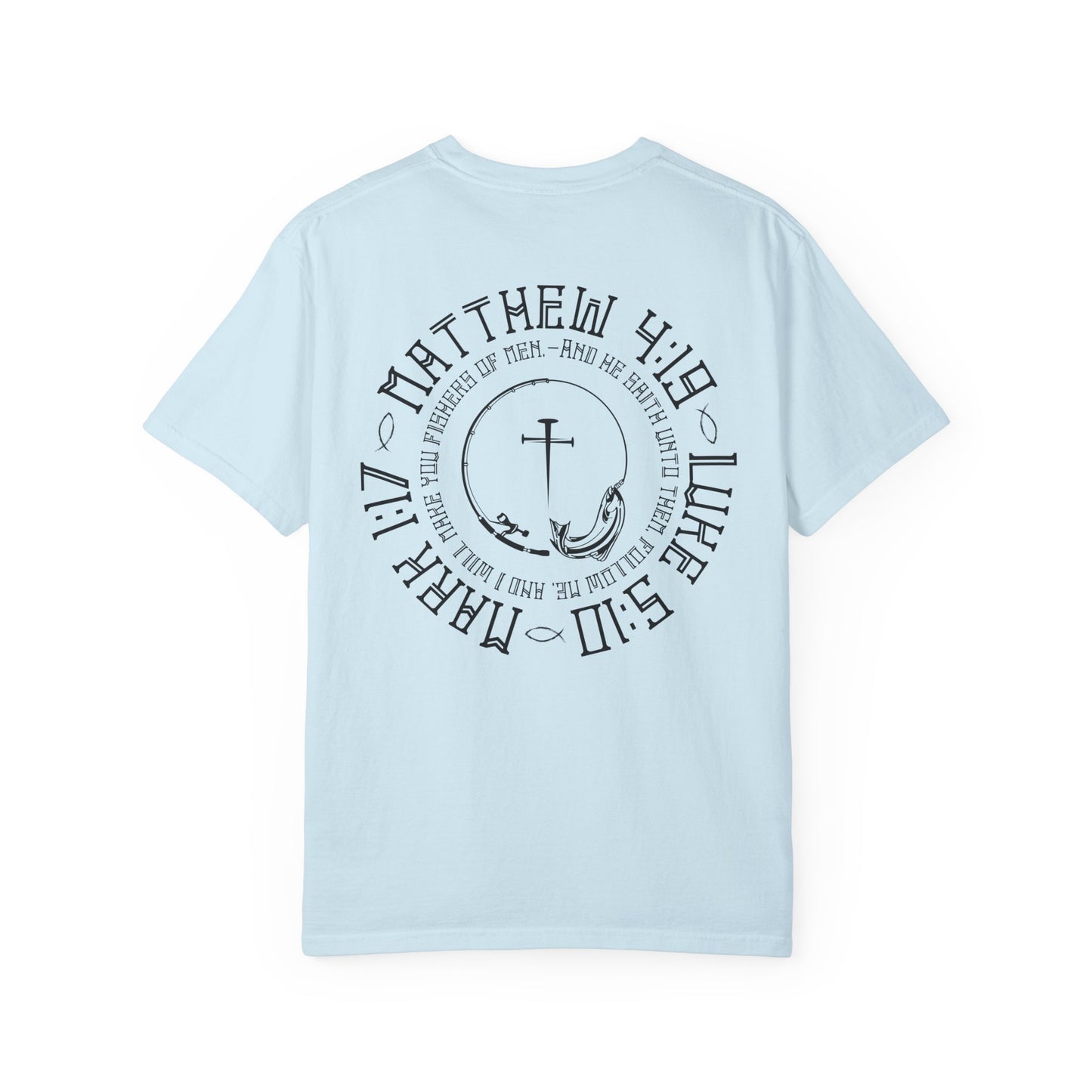 Fisher of men and correlating scriptures T-shirt, Fishing T- Shirt, Christian T-Shirt, cross T-Shirt