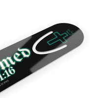 Unashamed of Christ Romans 1:16 bible scripture Bookmark, Godly unashamed of King Jesus cross and crown page marker