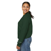 King Jesus Holiday Crewneck Sweatshirt — 'Tis His Season Script with Holly