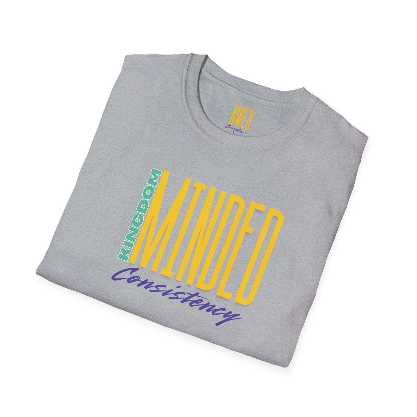 Kingdom Minded consistency focused on Jesus tee, Christian kingdom of God t-shirt