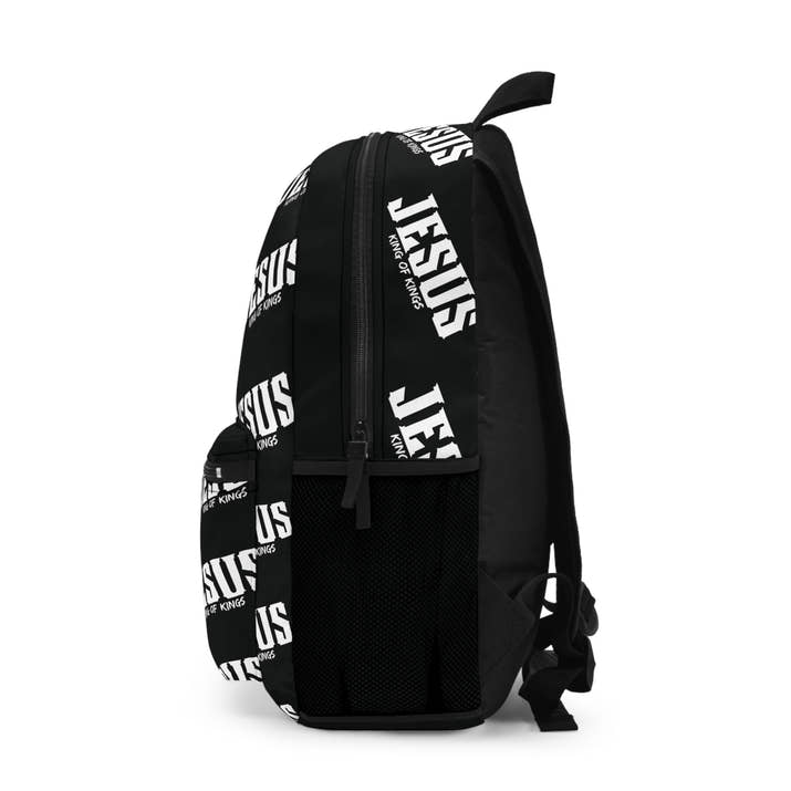 Jesus King of Kings book bag, Christian bookbag, Godly Backpack