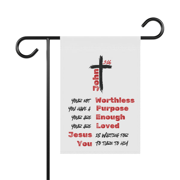 Inspirational Garden Banner — Faith-Based Outdoor Decor That Speaks Life