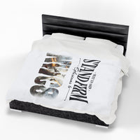 Suit Up and Stand Firm - Warriors in Christ Plush Blanket - Ephesians 6