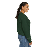 King Jesus Holiday Crewneck Sweatshirt — 'Tis His Season Script with Holly
