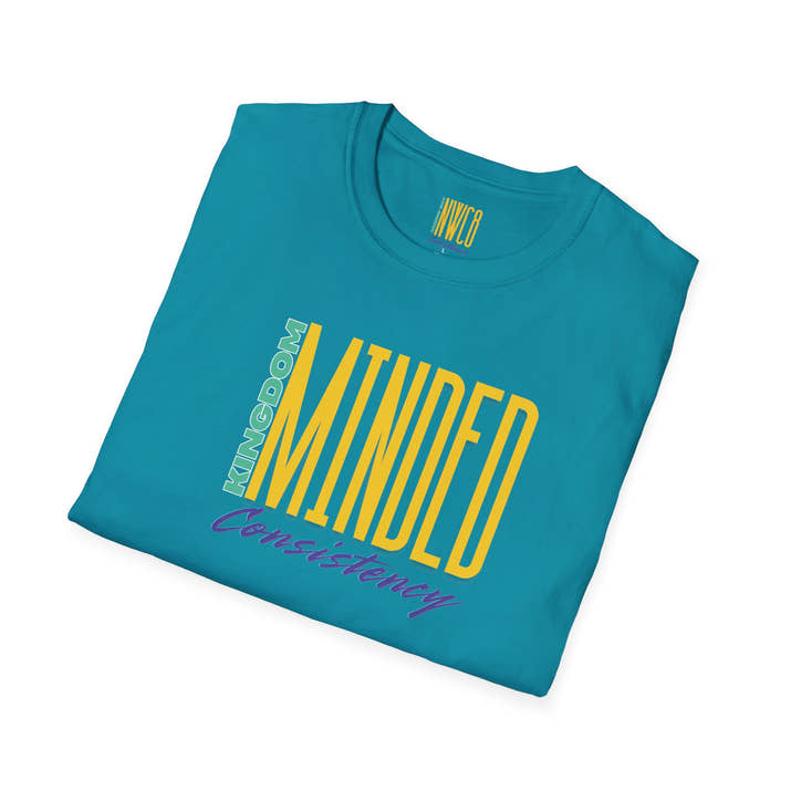 Kingdom Minded consistency focused on Jesus tee, Christian kingdom of God t-shirt