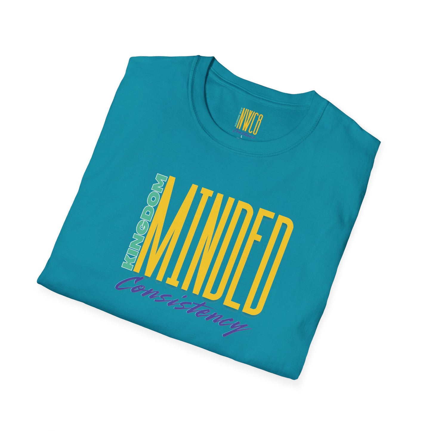 Kingdom Minded consistency focused on Jesus tee, Christian kingdom of God t-shirt