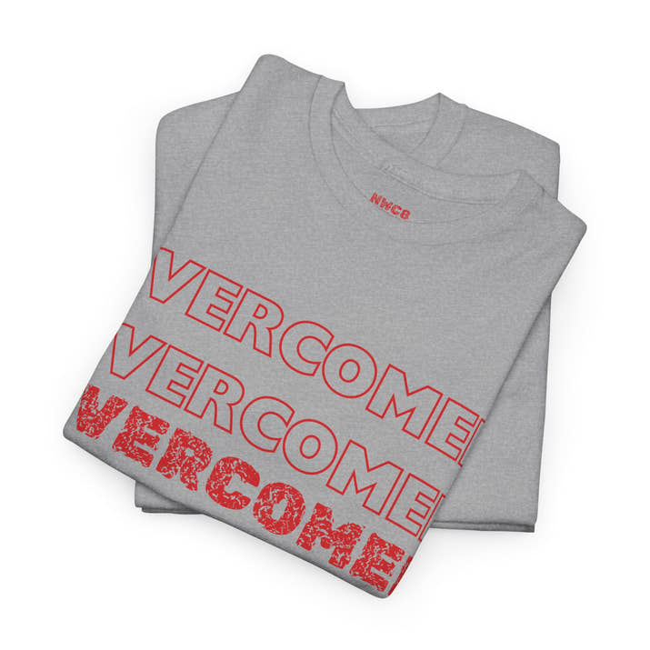Overcomer christian faith Tee, encouraging Godly positive t-shirt