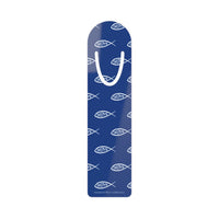 Ichthy christian fish symbol pattern Bookmark, Jesus fisher of men symbol page marker