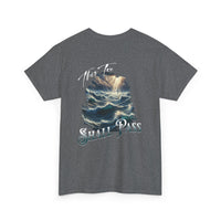 This too shall pass Unisex Heavy Cotton short sleeve christian, ocean waves cross Jesus faith bible quote T-Shirt, religious Godly shirt