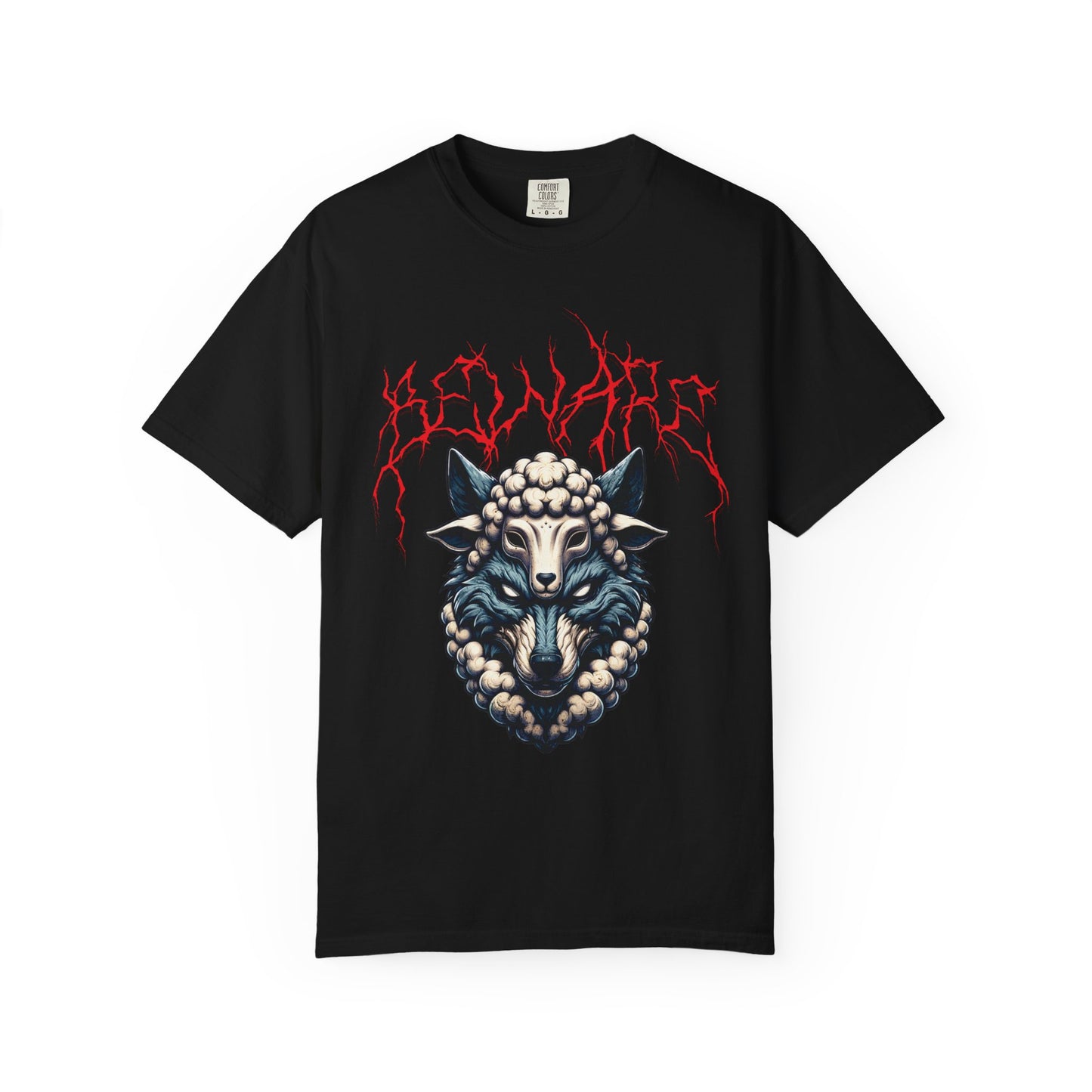 Beware of wolves short sleeve unique Christian t-shirt, cool faith tee, mens rocker spiritual shirt, bible scripture word of God tee