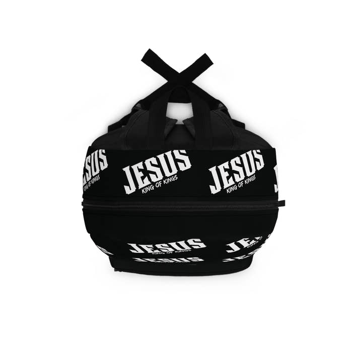 Jesus King of Kings book bag, Christian bookbag, Godly Backpack
