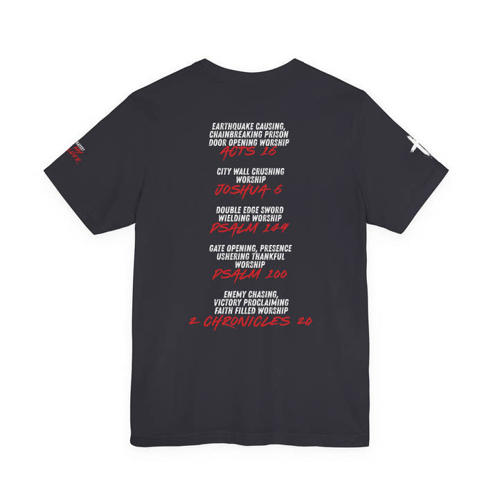 Worship is Warfare - Scripture Prayer Invitation Tee