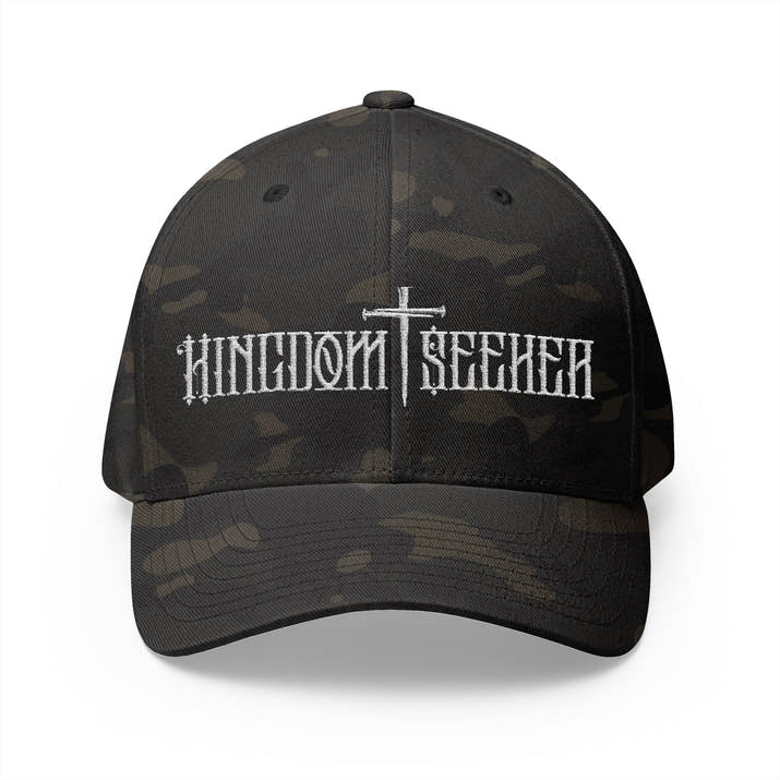 Embroidered Kingdom Seeker Cross and Nails Hat