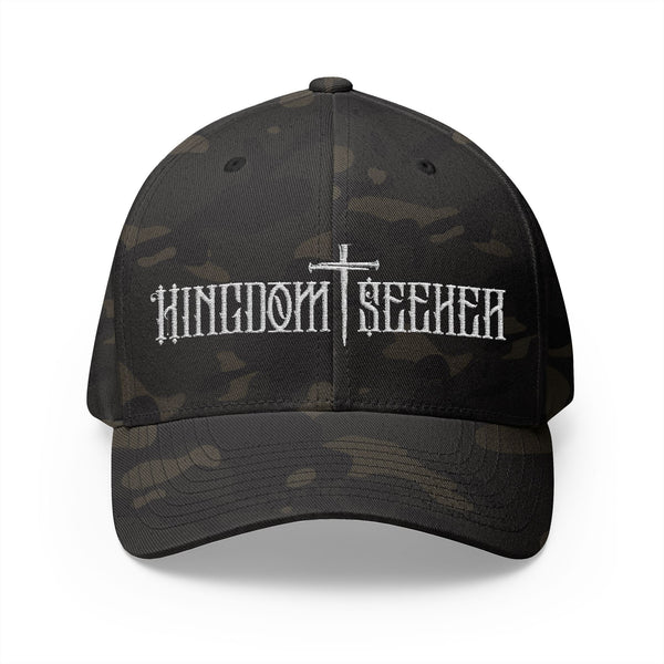 Embroidered Kingdom Seeker Cross and Nails Hat