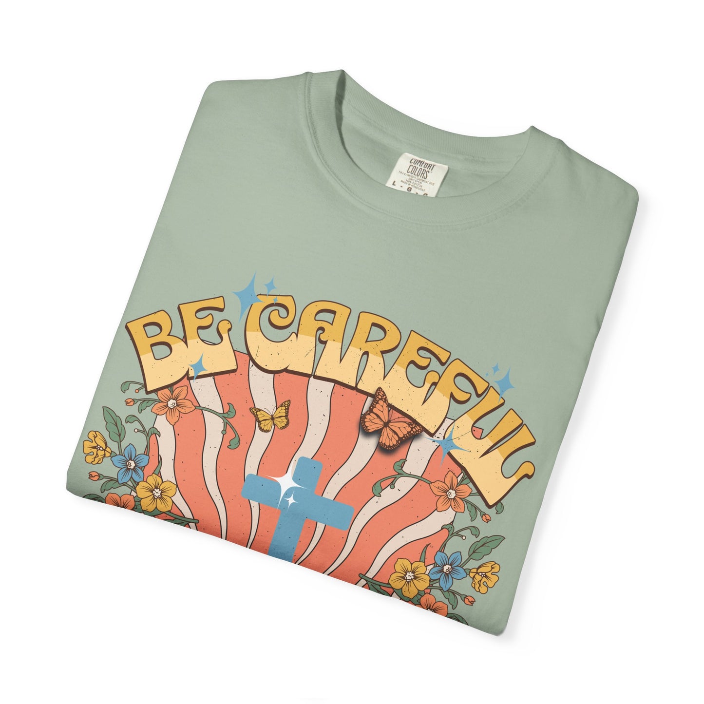 Be careful I'm a momma that prays Mother's Day T-shirt, funny retro style praying momma shirt, Christian faith tee, Jesus cross humor short sleeve shirt, christian apparel