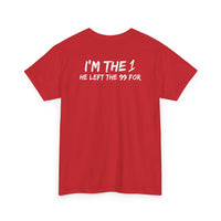 I'm the 1 he left the 99 for christian Jesus Short Sleeve Tee, minimalist Godly chistian cross t-shirt