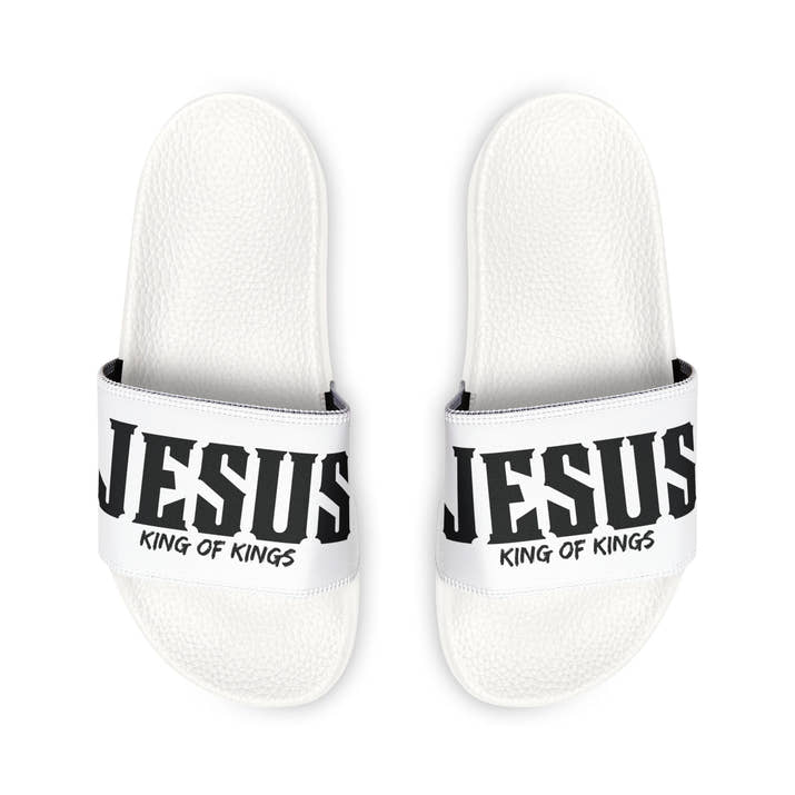 Jesus King of Kings - Christian Slides Sandals