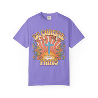 Be careful I'm a momma that prays Mother's Day T-shirt, funny retro style praying momma shirt, Christian faith tee, Jesus cross humor short sleeve shirt, christian apparel