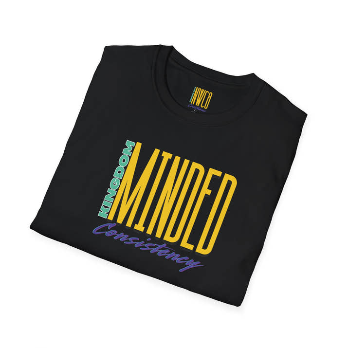 Kingdom Minded consistency focused on Jesus tee, Christian kingdom of God t-shirt