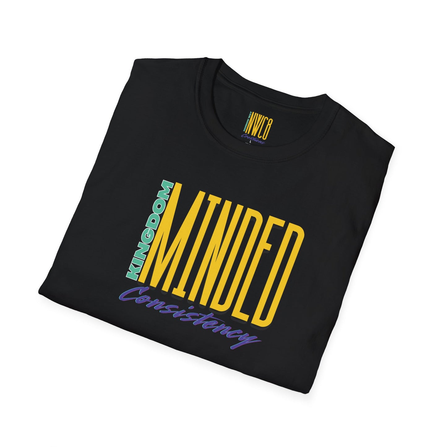 Kingdom Minded consistency focused on Jesus tee, Christian kingdom of God t-shirt