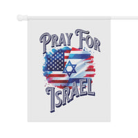 Pray for Israel Garden Banner — Patriotic Unity Flag for Faith & Solidarity