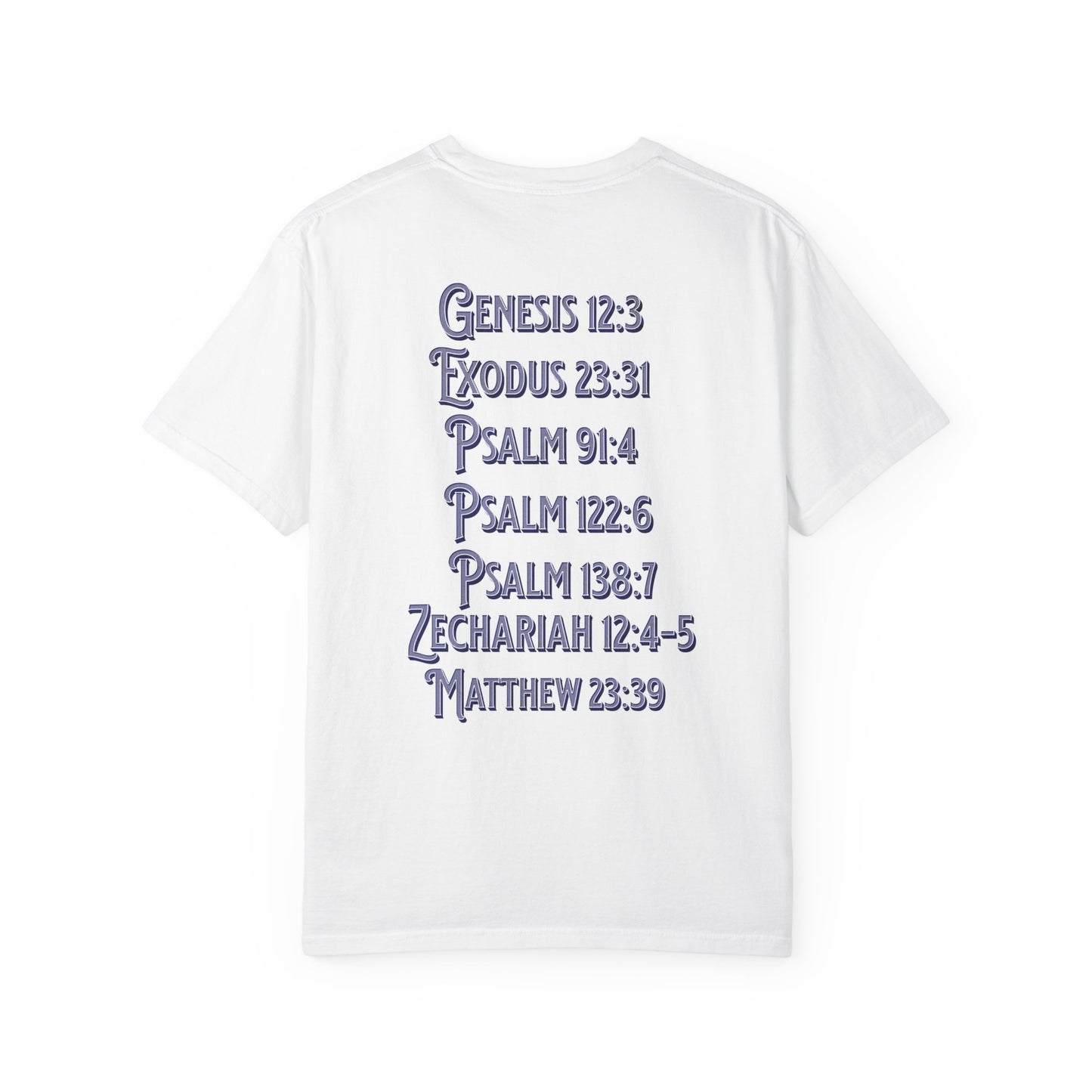 Pray for Israel short sleeve political Christian t-shirt | support Israel prayer tee, United States Israel flag shirt, bible scripture tee