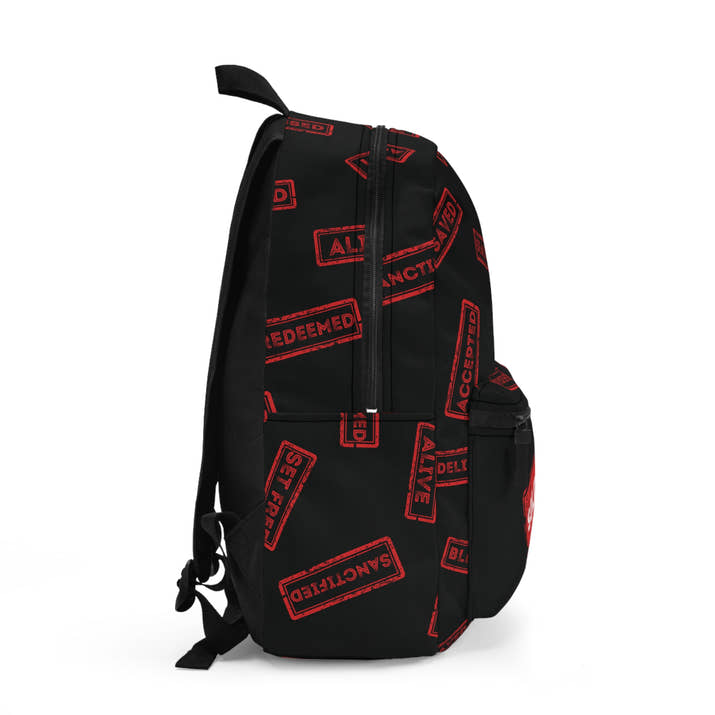 Sold out for Jesus Christ bag, christian bookbag, saved forgiven Godly Backpack
