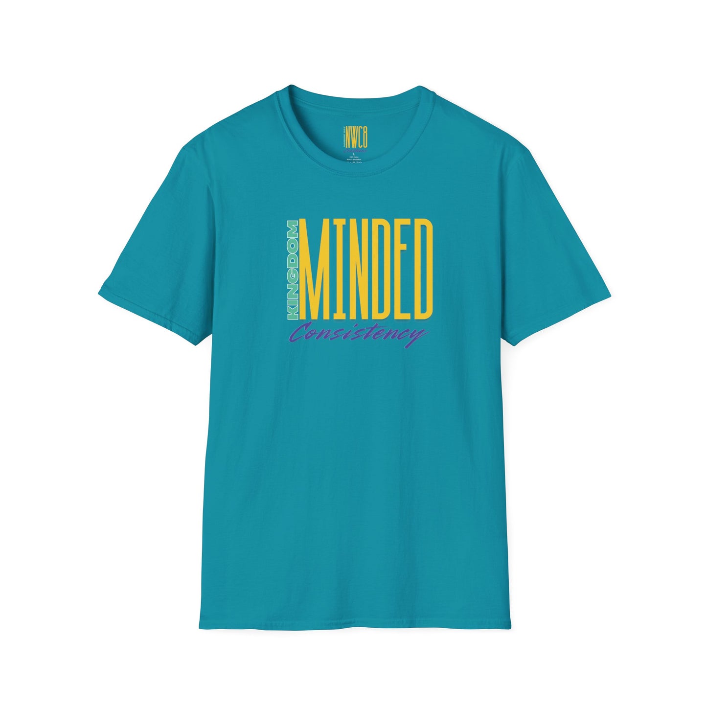 Kingdom Minded consistency focused on Jesus tee, Christian kingdom of God t-shirt