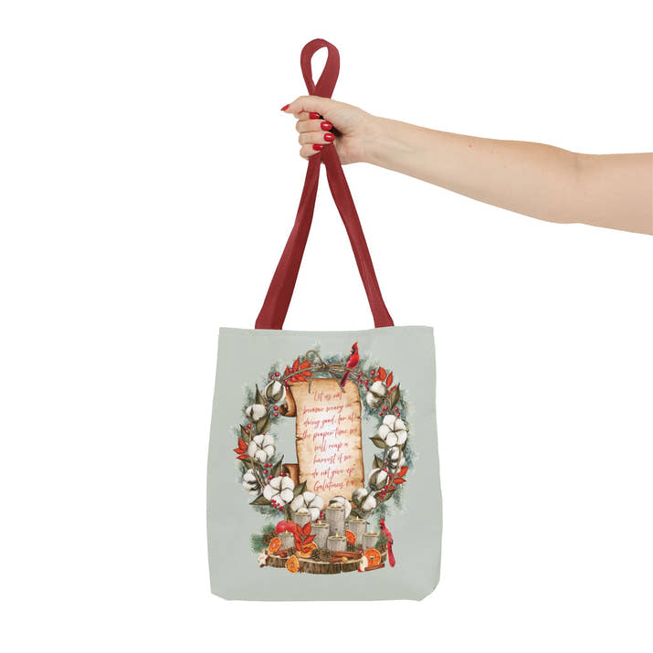 Winter Harvest - Galatians 6:9 Tote Bag