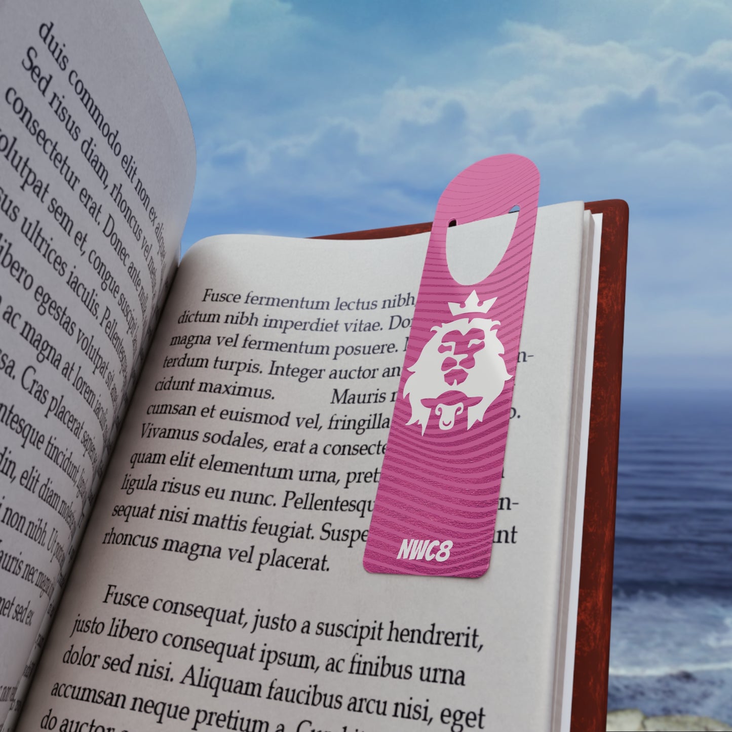 Bookmark - Lion and the Lamb Christian Bookmark