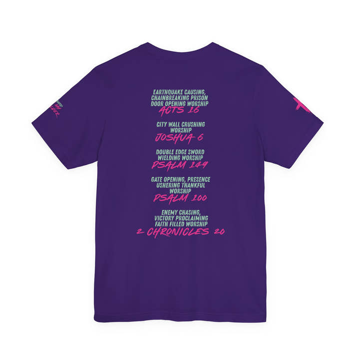 Worship is Warfare - Scripture Prayer Invitation Tee
