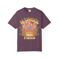 Be careful I'm a momma that prays Mother's Day T-shirt, funny retro style praying momma shirt, Christian faith tee, Jesus cross humor short sleeve shirt, christian apparel