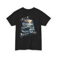 This too shall pass Unisex Heavy Cotton short sleeve christian, ocean waves cross Jesus faith bible quote T-Shirt, religious Godly shirt