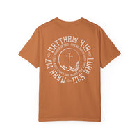 Fisher of men and correlating scriptures T-shirt, Fishing T- Shirt, Christian T-Shirt, cross T-Shirt