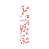 Red stamped Christian bible Bookmark, identity and sealed freedom in Christ Godly Christian bookmark