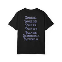 Pray for Israel short sleeve political Christian t-shirt | support Israel prayer tee, United States Israel flag shirt, bible scripture tee