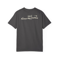Let go & let God short sleeve beach Tee, Christian t-shirt, faith tee, vintage style shirt, bible scripture quote, Godly religious Jesus tee