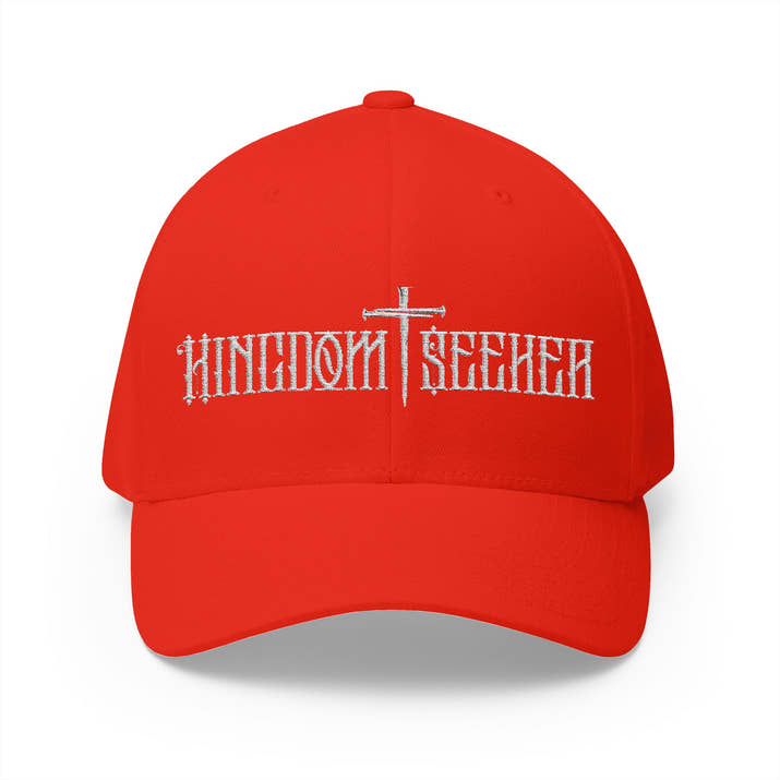 Embroidered Kingdom Seeker Cross and Nails Hat