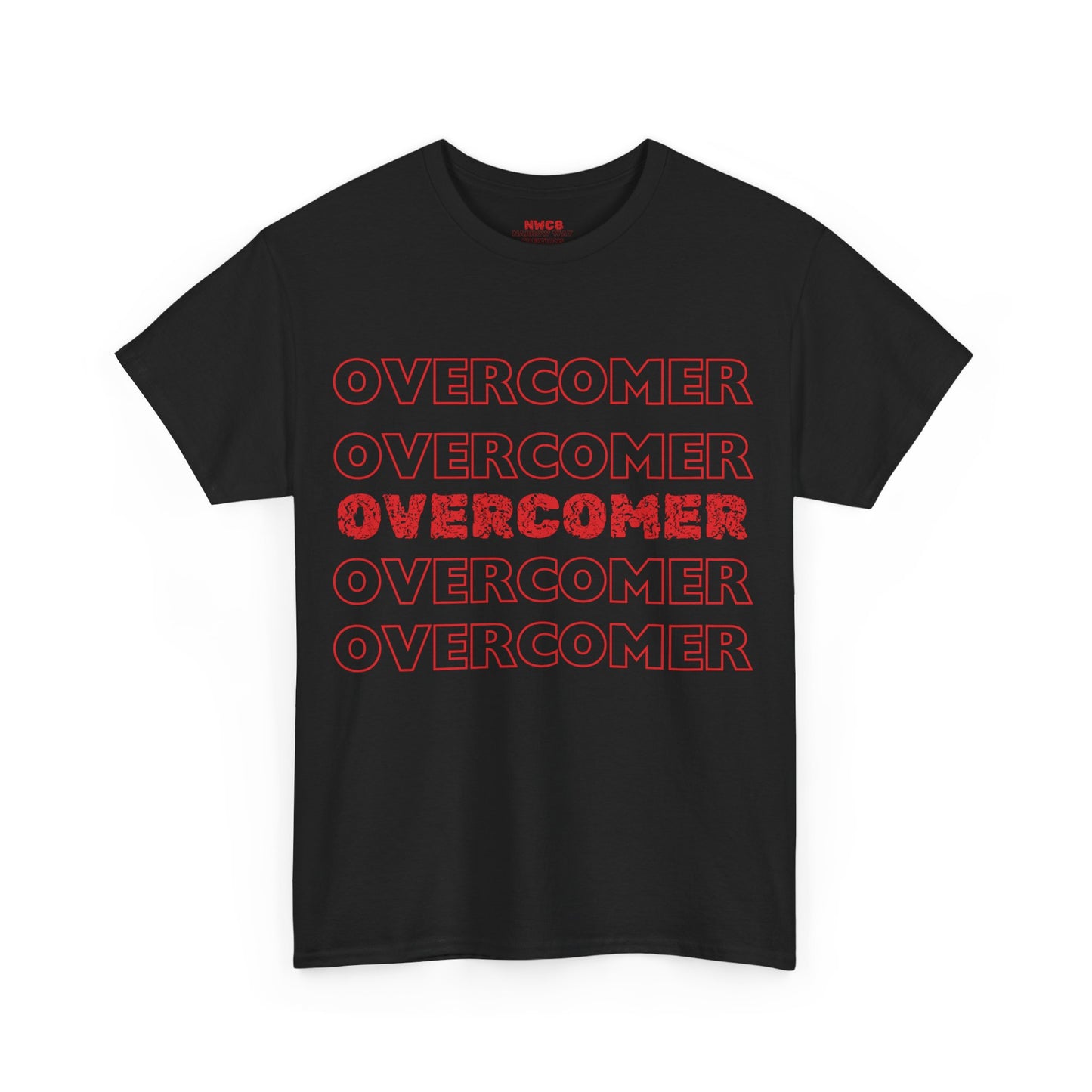 Overcomer christian faith Tee, encouraging Godly positive t-shirt